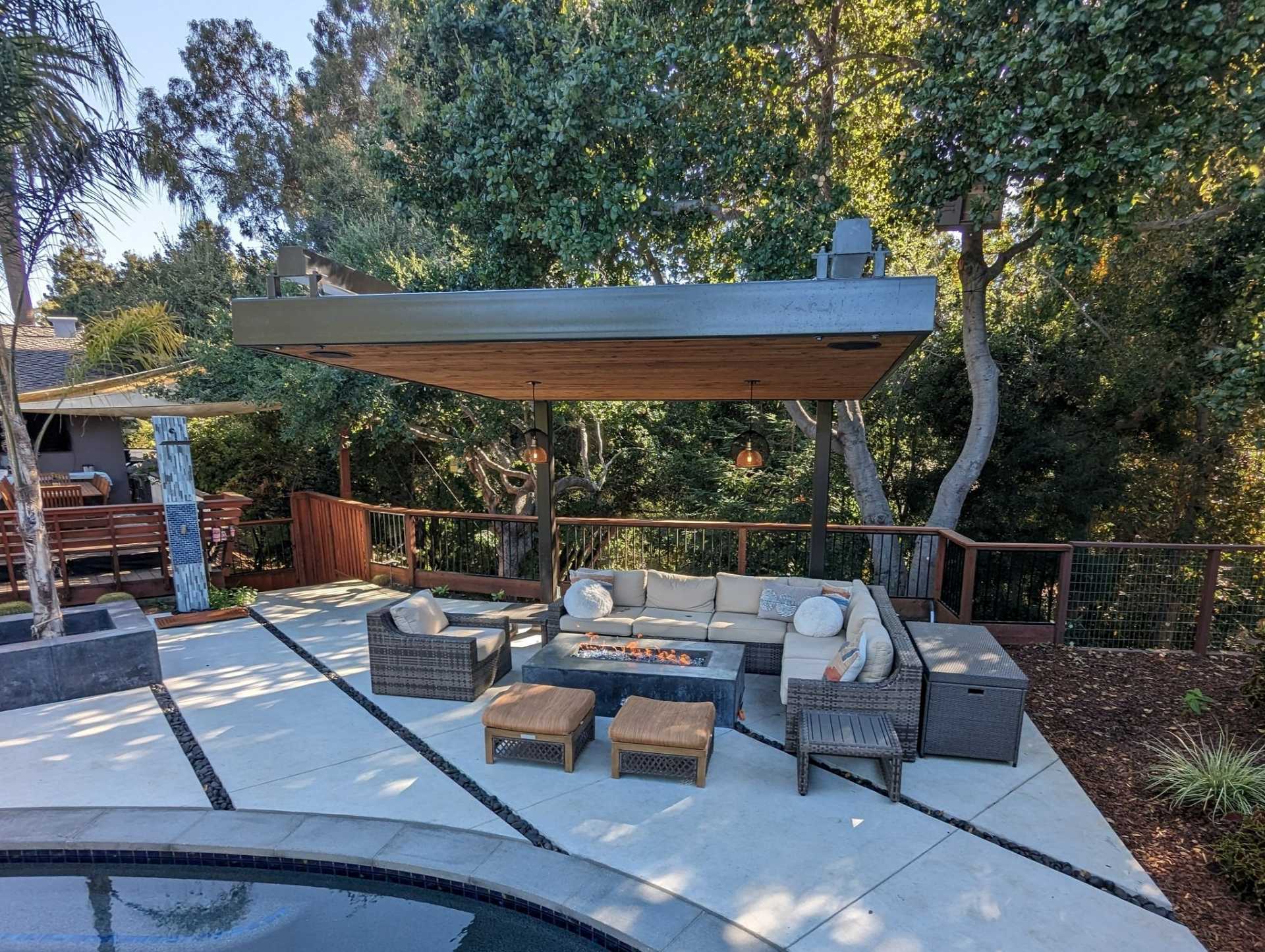 Straight Joist Cantilever Pergolas Straight Joist Cantilever Pergolas